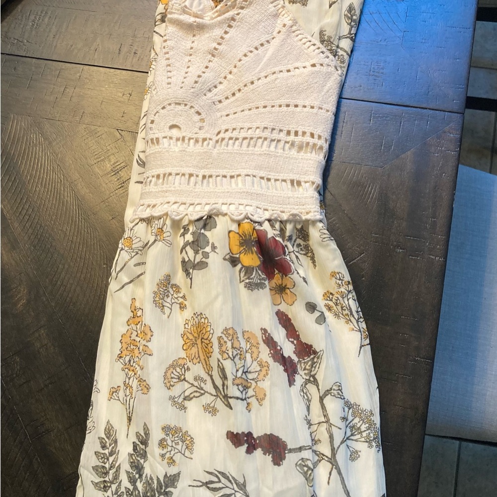Maurices Halter Floral Maxi Dress Small - Picture 4 of 7